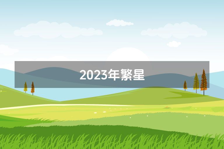 2023年繁星